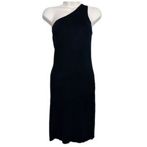House of Harlow Ribbed One Shoulder Dress